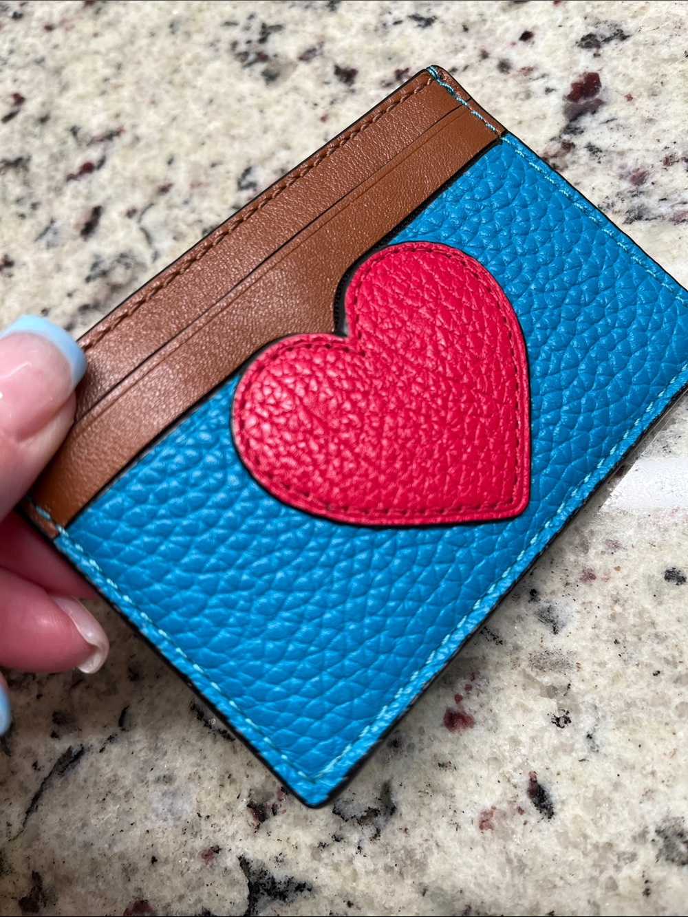 Coach Heart Card Case NWOT - Picture 5 of 9